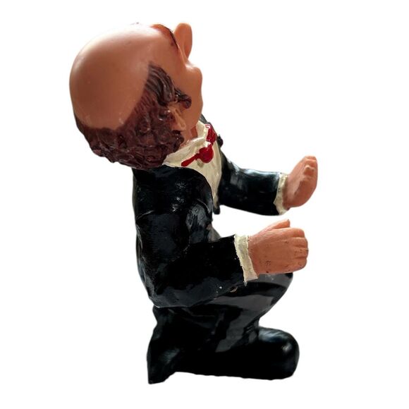 Ganz James the Butler with Red Bow Tie Resin Kitchen Spoon Rest Holder - Picture 5 of 7